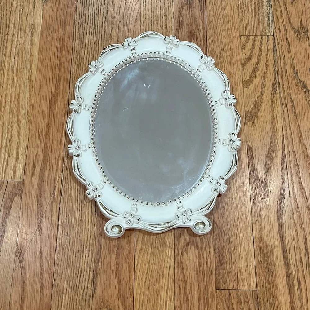 Vintage 40s SYROCO Easel Mirror~Shabby Chic~Cottage Core~MCM
